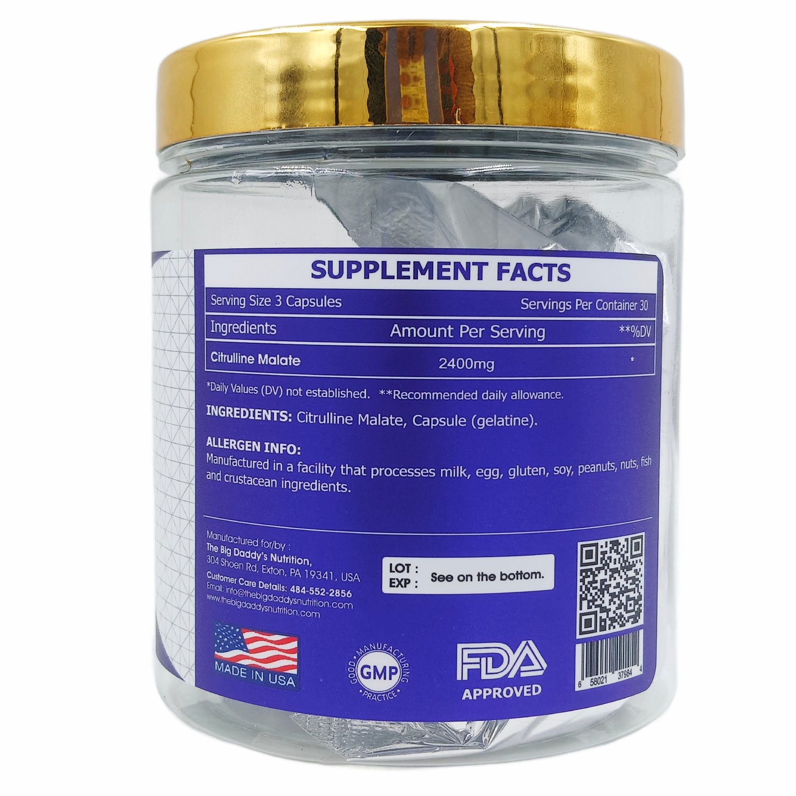 The Big Daddy's Nutrition - Citrulline Malate - Image 3