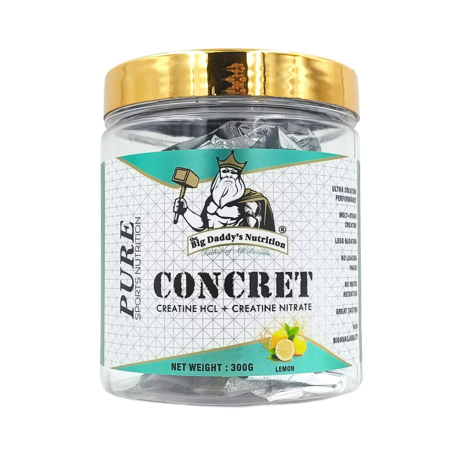The Big Daddy’s Nutrition - Concret | Creatine HCL + Creatine Nitrate