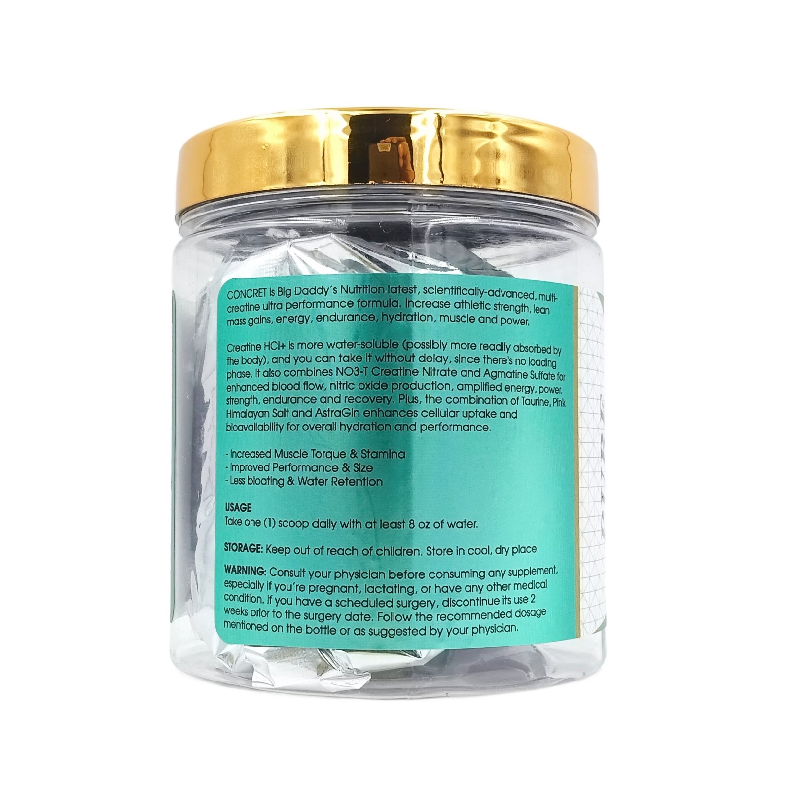 The Big Daddy’s Nutrition - Concret | Creatine HCL + Creatine Nitrate - Image 3